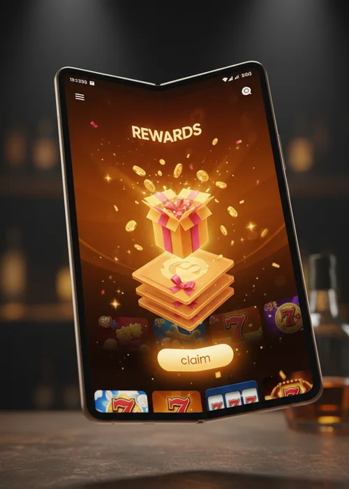 Gedetailleerde weergave van de bonussectie op de website van Moneymaker Casino, met de welkomstbonusbanner en de knoppen voor gratis spins en cashbackaanbiedingen
